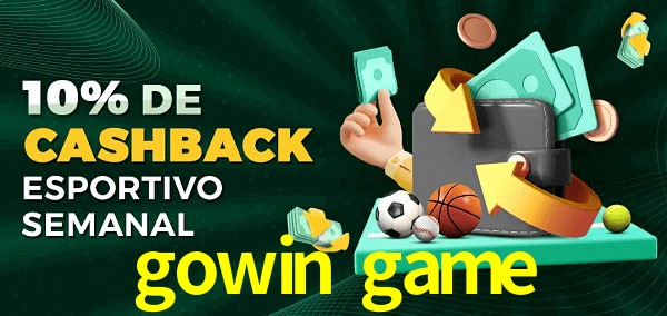 10% de bônus de cashback na gowin game